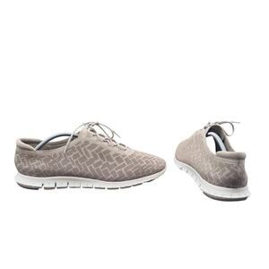 Cole Haan ZERØGRAND Oxford Sneakers Gray Greige Size 10.5 B